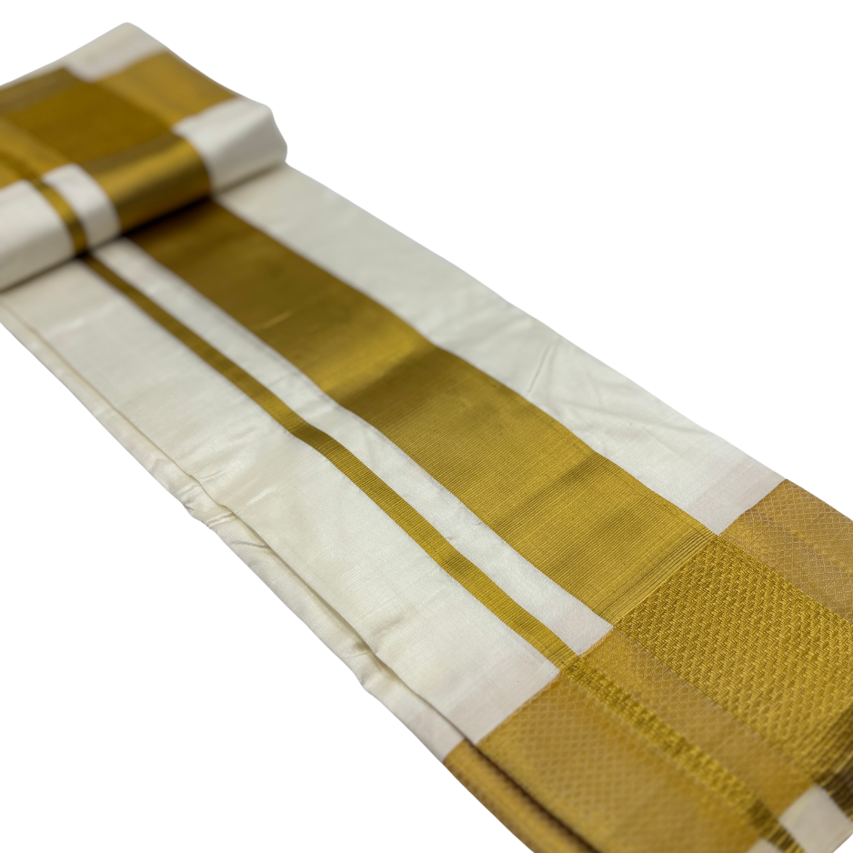 Groom Special Traditional Silk Dhoti & Shirt Fabric