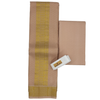 Pure Silk Jacquard Embossed Dhoti & Shirt Towel Fabric