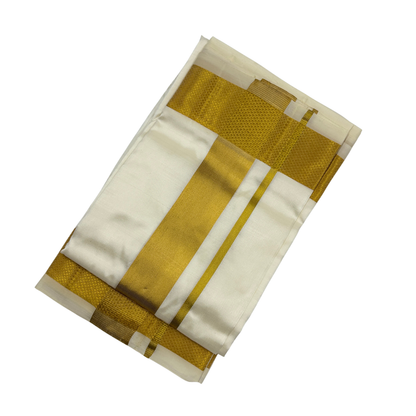 Groom Special Traditional Silk Dhoti & Shirt Fabric