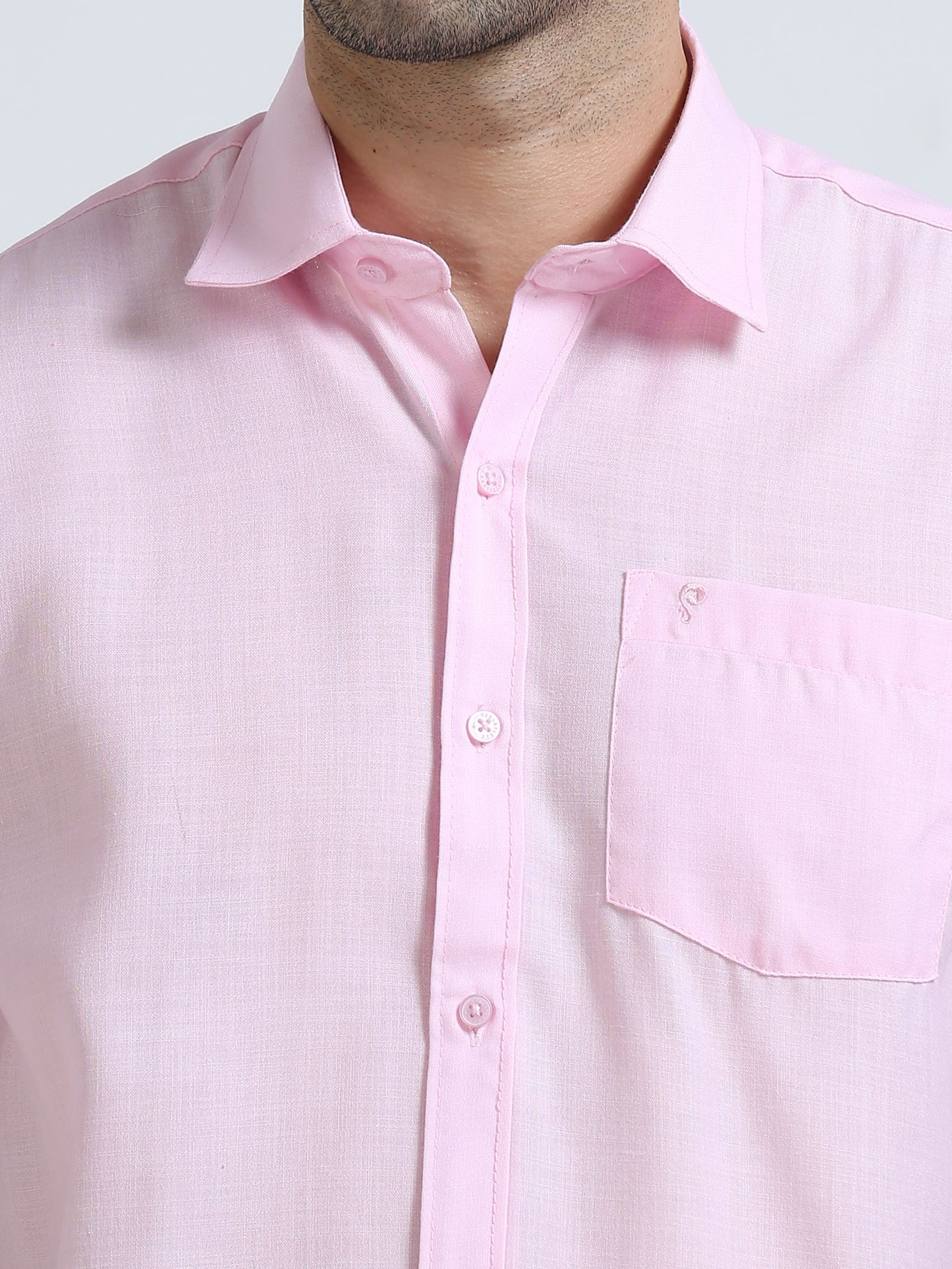 Aarambam Cotton L. rose Mens shirt and Dhotis -  -  Paramparaa Dhotis