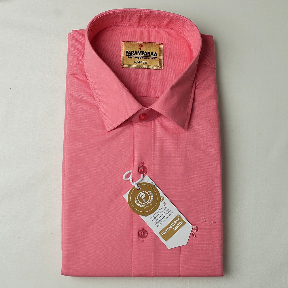 Aarambam Cotton Special Azaliea Mens shirt and Dhotis -  -  Paramparaa Dhotis