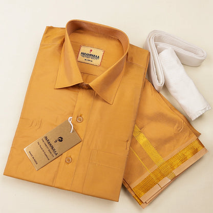 Aishwaryam Gazel Mens shirt and Dhotis -  -  Paramparaa Dhotis