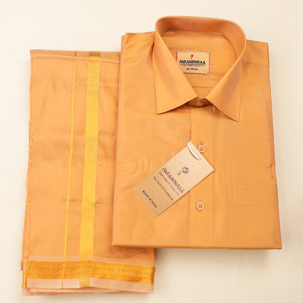 Aishwaryam Gazel Mens shirt and Dhotis -  -  Paramparaa Dhotis