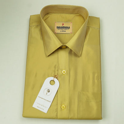 Aishwaryam Gold zari Mens shirt and Dhotis -  -  Paramparaa Dhotis