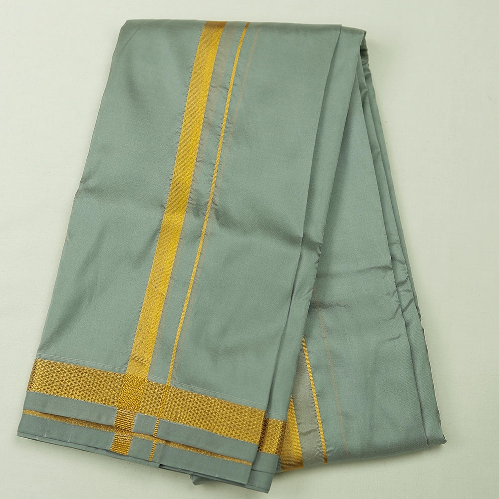 Aishwaryam Grey Mens shirt and Dhotis -  -  Paramparaa Dhotis