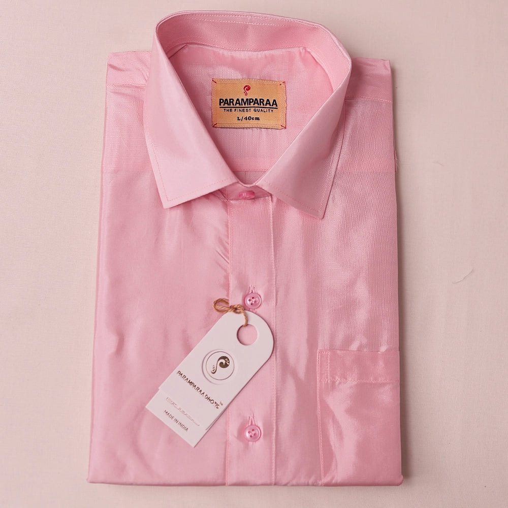 Aishwaryam L.Rose Mens shirt and Dhotis -  -  Paramparaa Dhotis