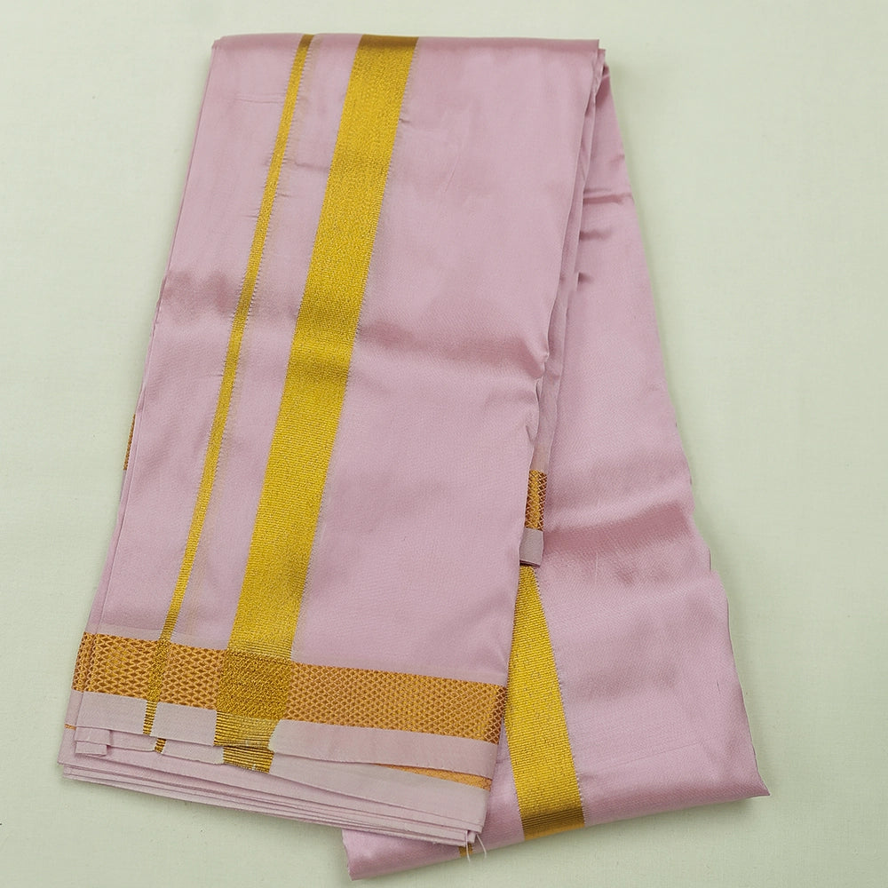 Aishwaryam Pink Rose Mens shirt and Dhotis -  -  Paramparaa Dhotis