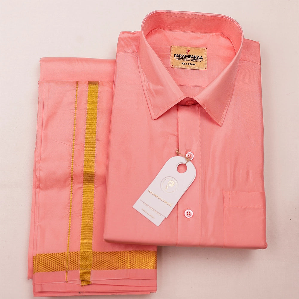 Aishwaryam  Special Azaliea Mens shirt and Dhotis -  -  Paramparaa Dhotis