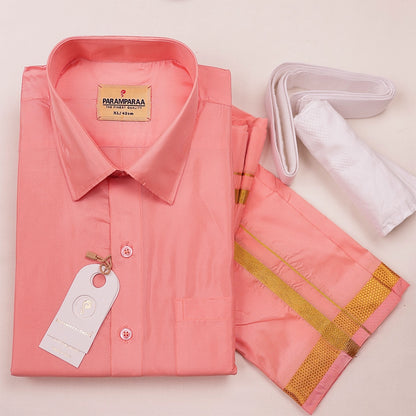 Aishwaryam  Special Azaliea Mens shirt and Dhotis -  -  Paramparaa Dhotis