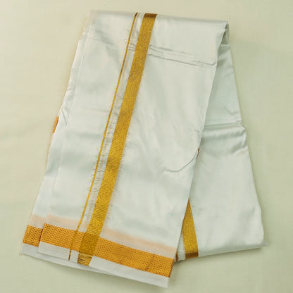 Aishwaryam White Mens shirt and Dhotis -  -  Paramparaa Dhotis