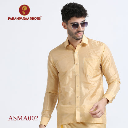 Aishwaryam mango Mens shirt and Dhotis -  -  Paramparaa Dhotis