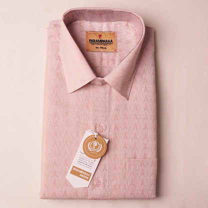 Anugraha Tissue Emboss cop Arrow Mens shirt and Dhotis -  -  Paramparaa Dhotis