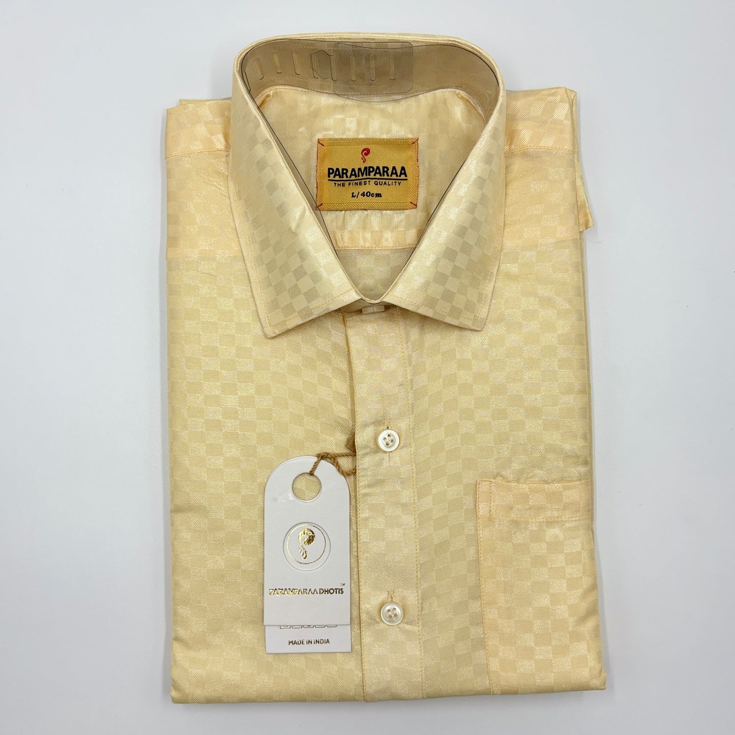 Art Silk Embossed Mens shirt Mango