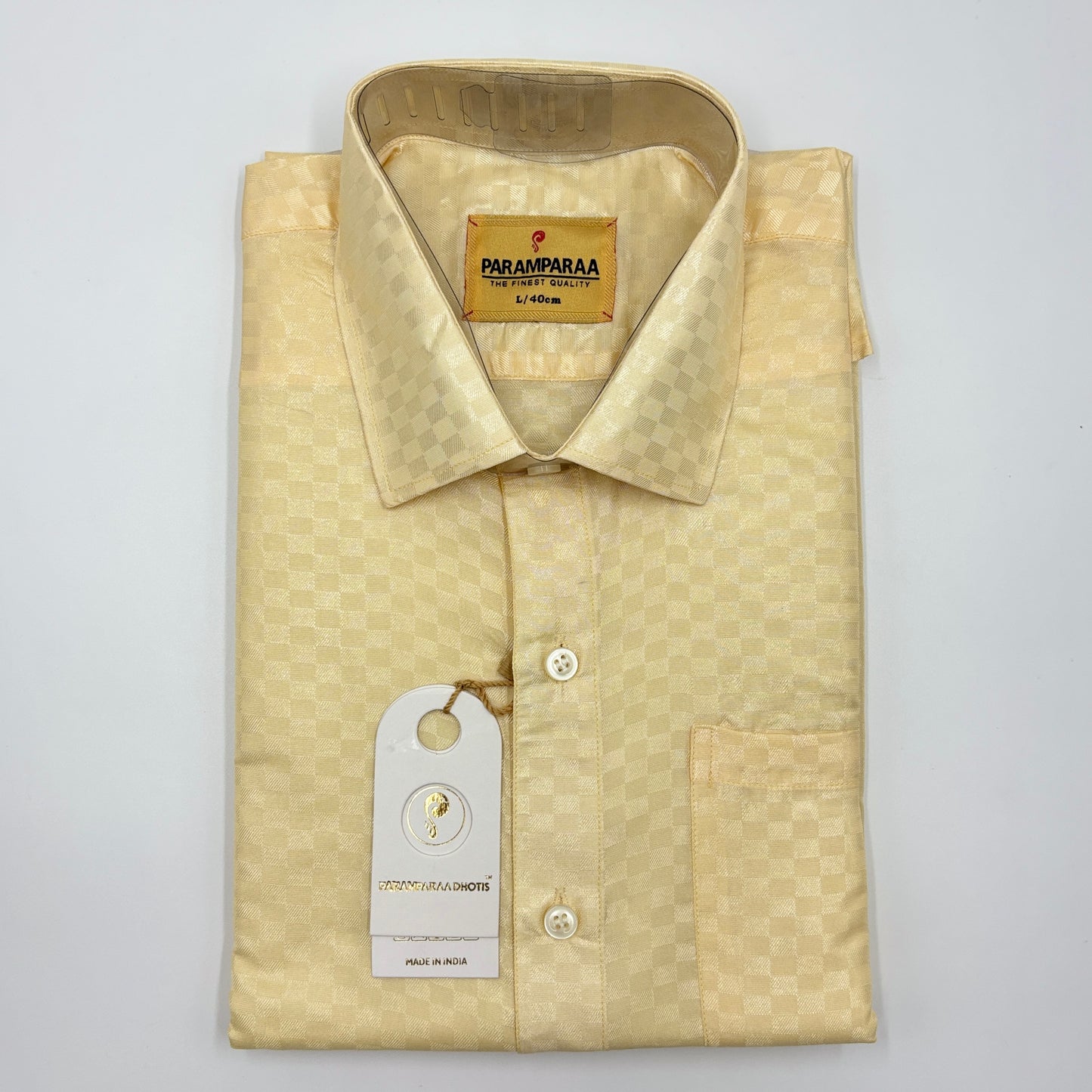 Art Silk Embossed Mens shirt Mango