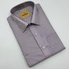 Art Silk Embossed Mens shirt Polo Voilet