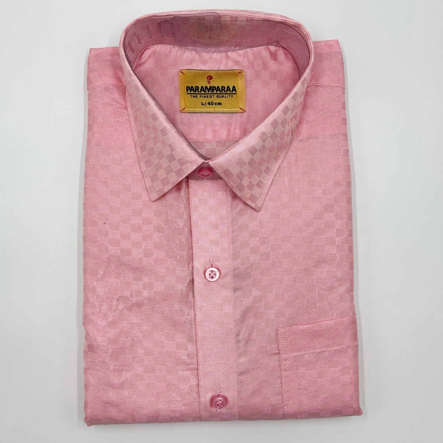 Art Silk Embossed Mens shirt L.Rose