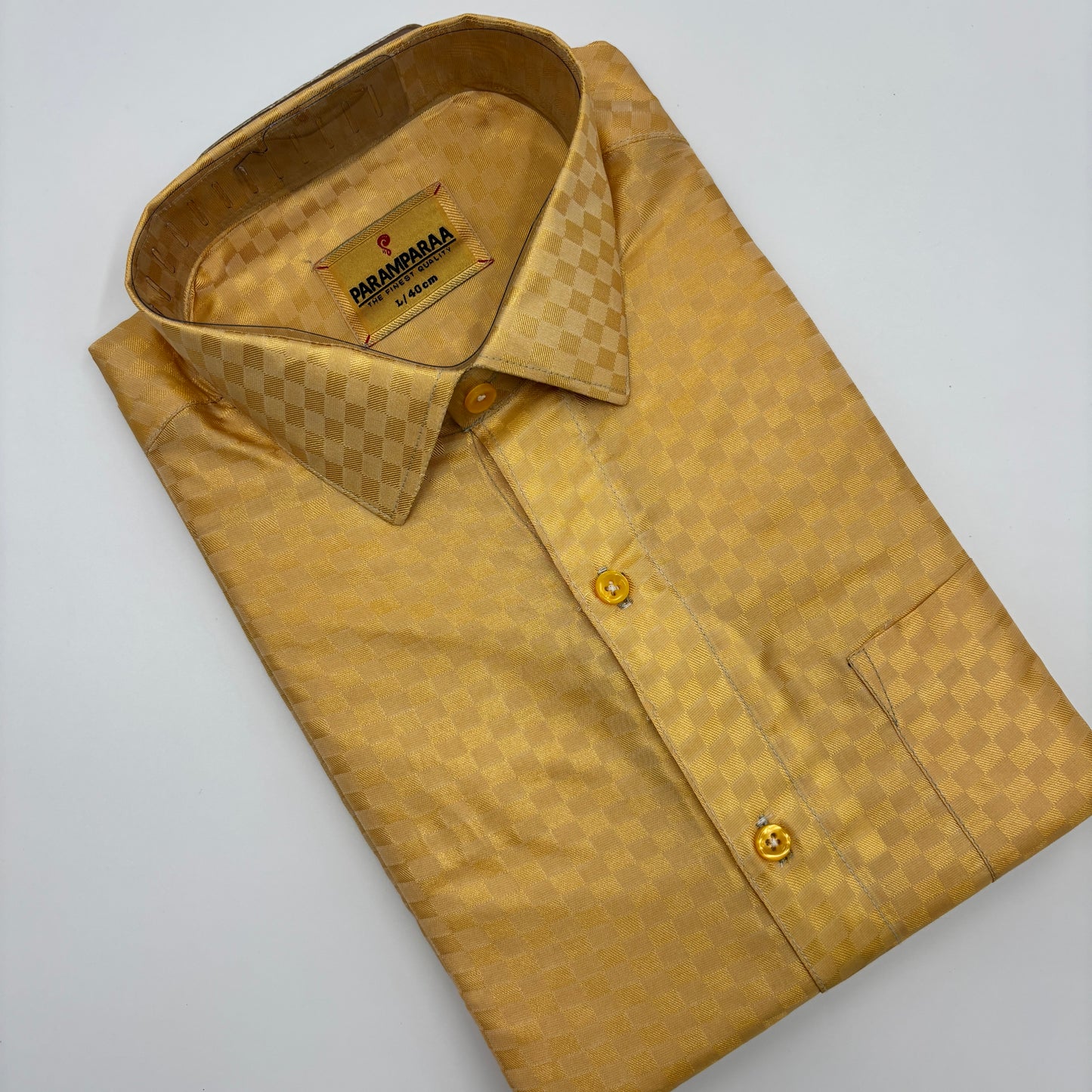 Art Silk Embossed Mens shirt Gazel
