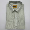 Art Silk Embossed Mens shirt  White Gray