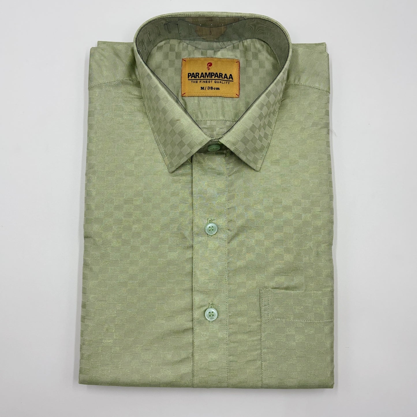 Art Silk Embossed Mens shirt  Marin Gray