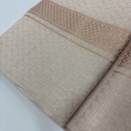Anugraha Tissue Emboss Almond  Mens shirt and Dhotis