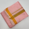 Art Silk Plain L.Rose coloured Dhotis