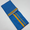 Art Silk Plain Special Blue coloured Dhotis