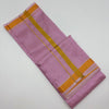 Art Silk Plain Pink Rose coloured Dhotis