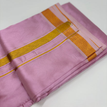 Pink Rose coloured Dhotis