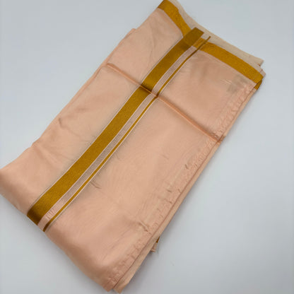 Coral coloured Dhotis