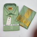 Manam Juquard Wave Pistha Mens shirt and Dhotis