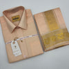 Manam Juquard Wave Coral Mens shirt and Dhotis
