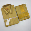 Manam Juquard wave Jari Gold  Mens shirt and Dhotis