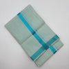Tissue Plain Sky Blue Men's Dhotis