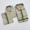 Swarna Tissue Green  Father & Son Combo