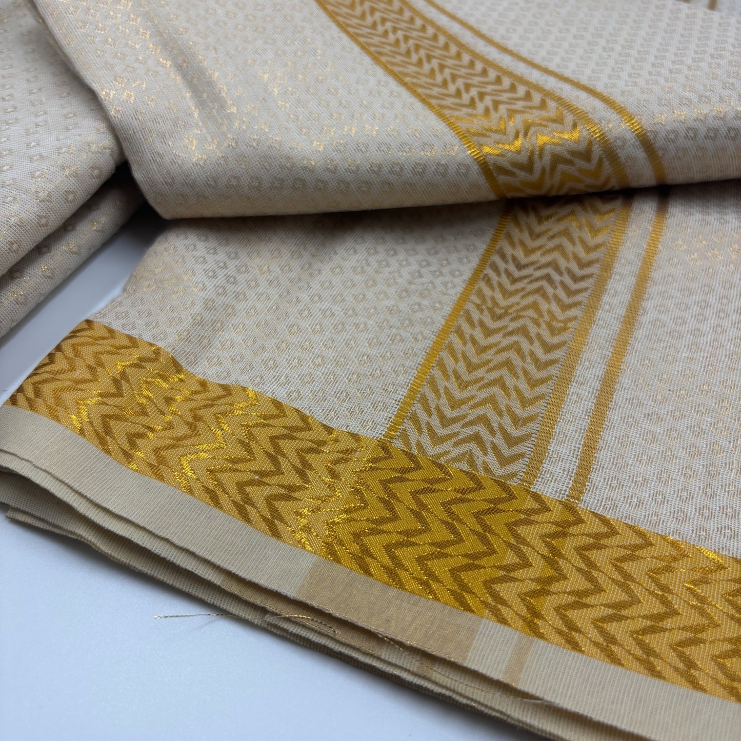 Anugraha Tissue Emboss Gold eye Mens shirt and Dhotis