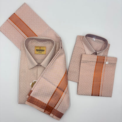 Anugraha Tissue Emboss Copper Sheild  Father & Son Combo