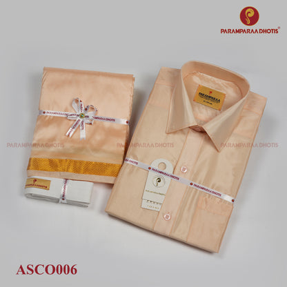 Aishwaryam Coral  Mens shirt and Dhotis