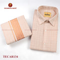 Anugraha Tissue Emboss cop Arrow Mens shirt and Dhotis