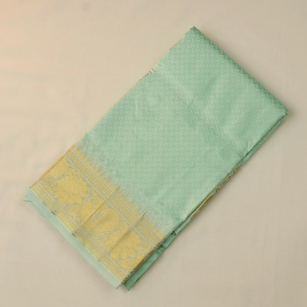 Manam Juquard Wave Mint leaf Mens shirt and Dhotis