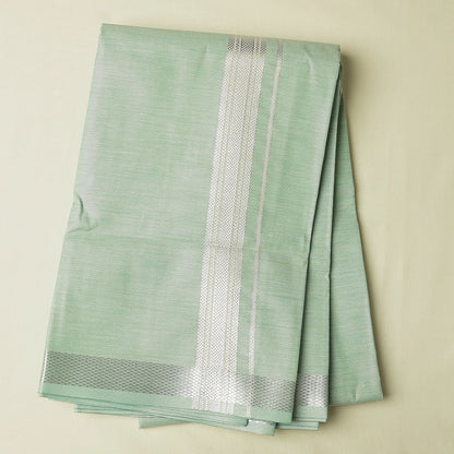 Royal Tissue mint green Mens shirt and Dhotis -  -  Paramparaa Dhotis