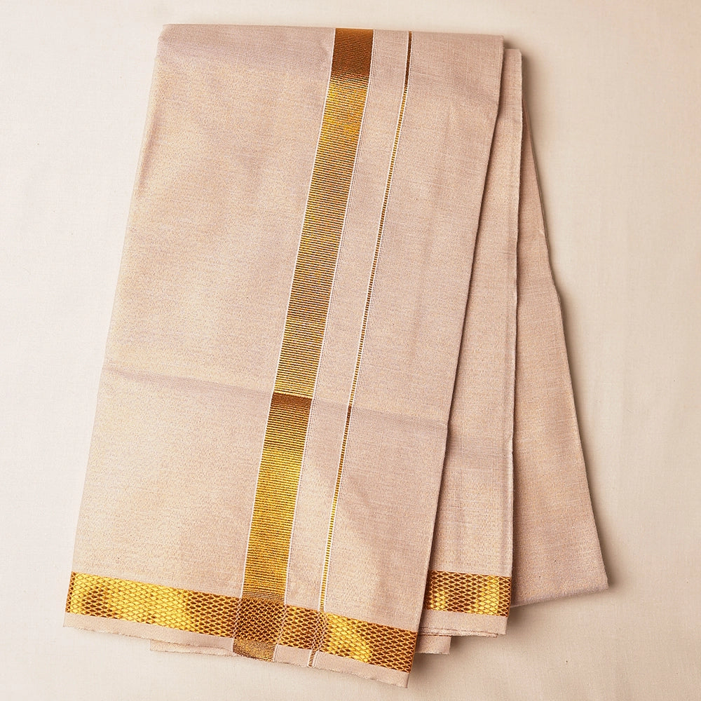 Swarna Tissue Gold  Mens shirt and Dhotis -  -  Paramparaa Dhotis