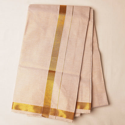 Swarna Tissue Gold  Mens shirt and Dhotis -  -  Paramparaa Dhotis