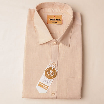 Swarna Tissue Gold  Mens shirt and Dhotis -  -  Paramparaa Dhotis