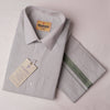Tissue Plain Green Men's shirt and Dhotis