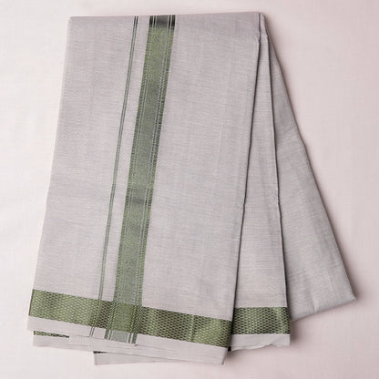 Swarna Tissue Green Mens shirt and Dhotis -  -  Paramparaa Dhotis