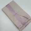 Tissue Plain Rose Gold Big Border Mens Dhotis
