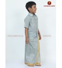 ART SILK STEEL GRAY COLOUR KIDS