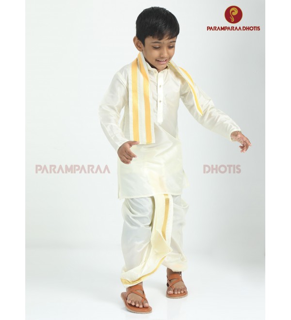 KURTA PANJAKAJAM GOLD COLOUR KIDS